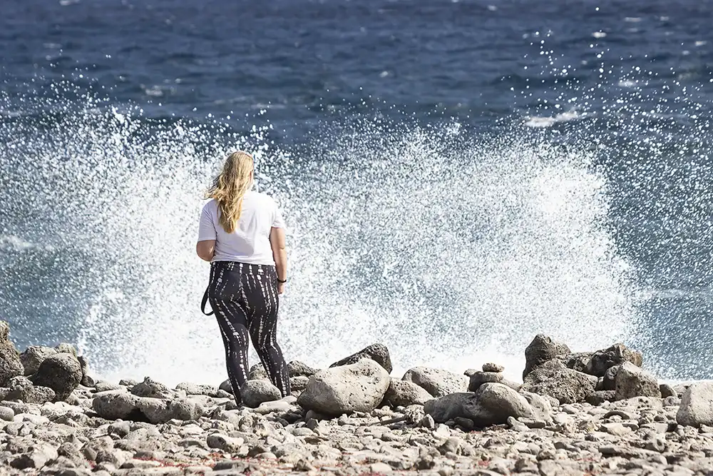 Experience the power of the ocean on the east coast of Bonaire during the "Magical North" tour by HopiBonaire.