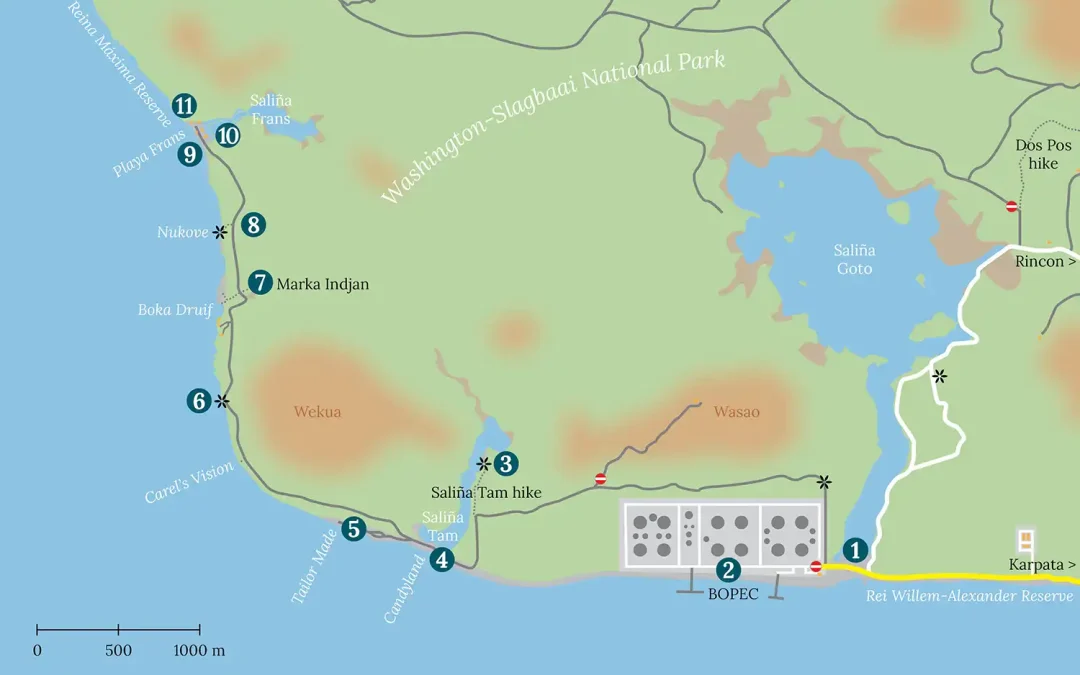 Playa Frans op Bonaire bezoeken