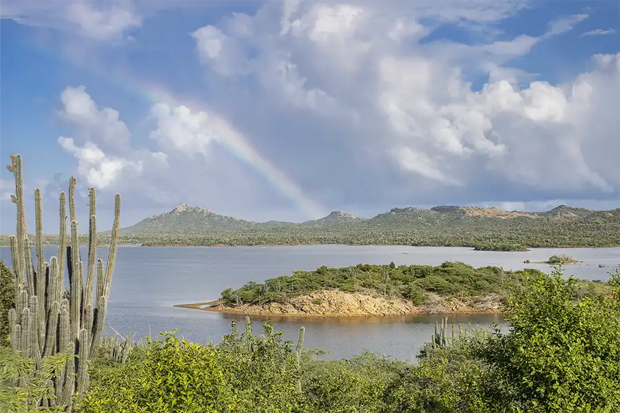 Stunning view over Lake Goto during "The Magical North" tour by HopiBonaire.