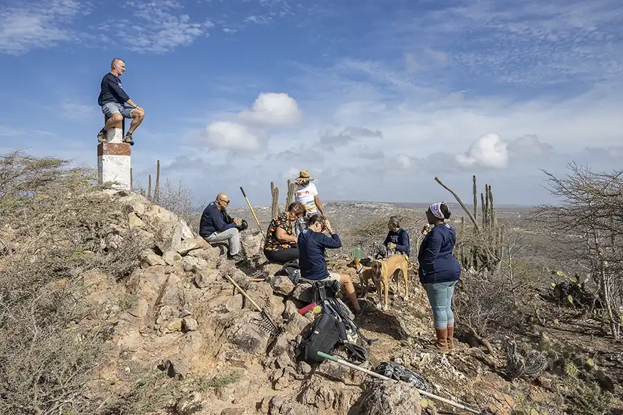 The Chantiwawa group at the highest point of the next hike.