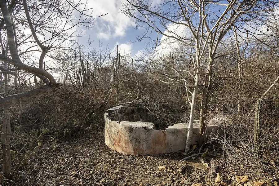 At the end of Ruta Nene Sjòrs you find the the deepest hand-dug well on Bonaire.